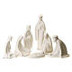 Nativity set white porcelain 40-55 cm Pinton s1