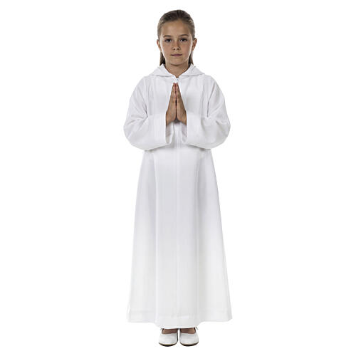 Alb with hood for first communion 6