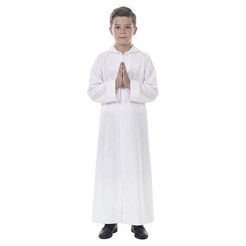 Aube communion avec capuchon 4