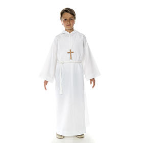 Catholic Alb with hood for first communion