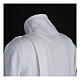 First communion alb with 2 pleats fake hood s2