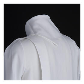 Aube communion deux plis faux capuchon s2