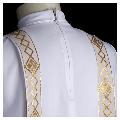 First communion alb with golden edges 7