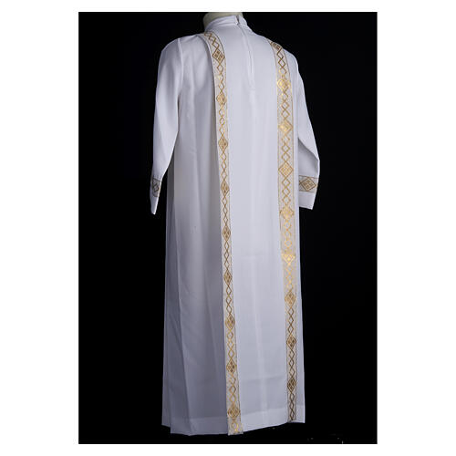 First communion alb with golden edges 7