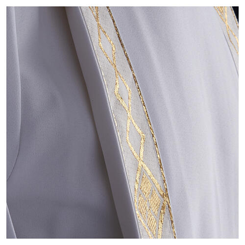 Abito prima comunione unisex bordo oro 6