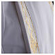 Abito prima comunione unisex bordo oro s6