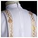 Abito prima comunione unisex bordo oro s7