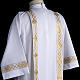 First Holy Communion alb with golden edges s8