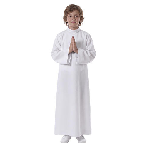 Erstkommunionalbe, unisex, in der Farbe Weiß 1
