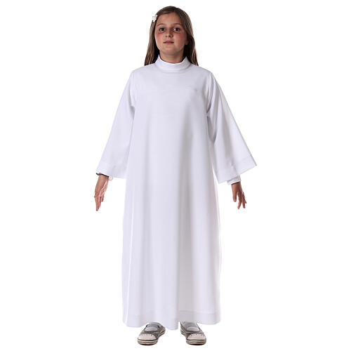 Vestido de primera comunión blanco de niña | venta online en HOLYART
