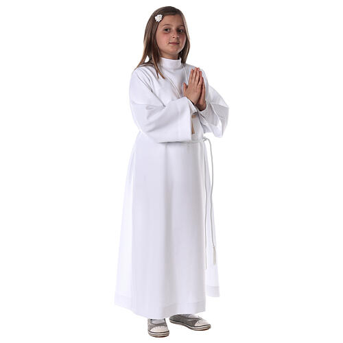 Vestido de primera comunión blanco de niña 8