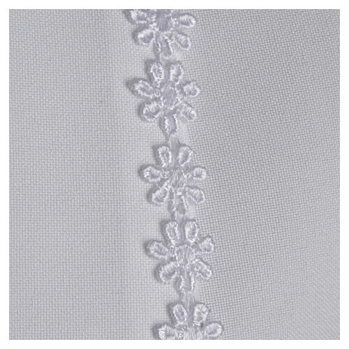 Alba komunijna dla dziewczynki szkaplerz koronka 6