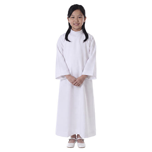First communion alb scapular golden edges 8