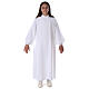 Abito prima comunione unisex scapolare bordi oro s10