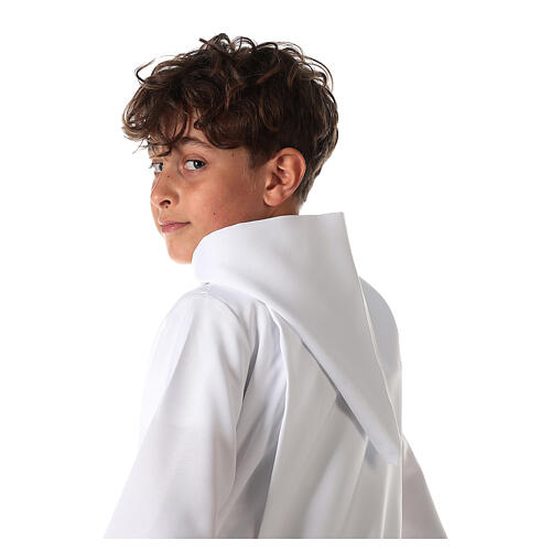 First communion alb scapular golden edges 4