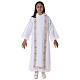 First communion alb scapular golden edges s1