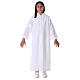 First Holy Communion alb with golden edge scapular s10