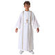 First Holy Communion alb scapular thin golden edges s6