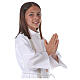 First Holy Communion alb scapular thin golden edges s4
