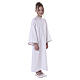First Holy Communion alb for girl golden sleeves edge s5