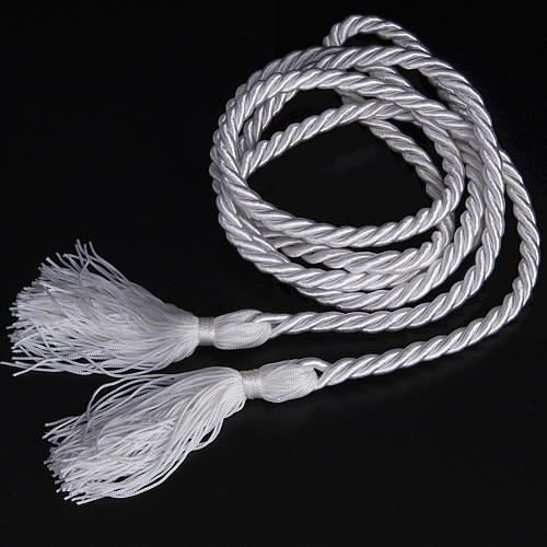 Rope cincture for Communion alb with tassel 2