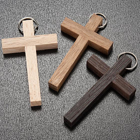 Bagues, pendentifs et bracelets: Croix d'aube en bois avec anneau Bagues, pendentifs et bracelets: Croix d'aube en bois avec anneau
