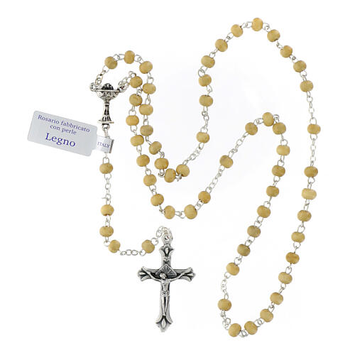 Confección Primera Comunión rosario, cruz 4