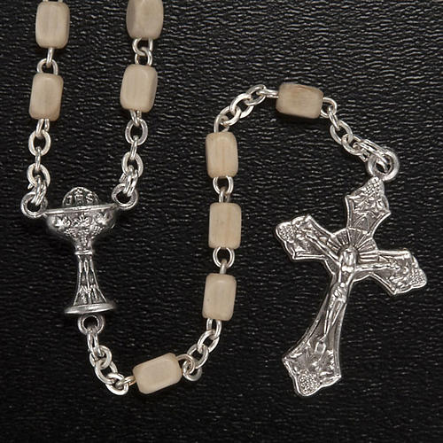 Confección Primera Comunión broche, cruz, rosario 2