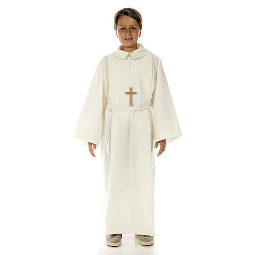 Altar server/Communion alb in wool and polyester 1
