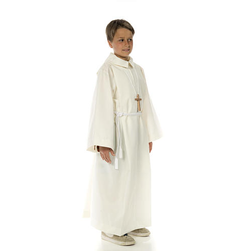 Altar server/Communion alb in wool and polyester 3