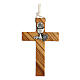 Croce per Prima comunione in legno ulivo s1
