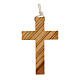 Croce per Prima comunione in legno ulivo s4