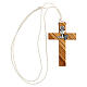 Krzyż do Pierwszej Komunii z drewna oliwnego s3
