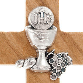 Túnicas Primeira Comunhão: Cruz para Primeira Comunhão em madeira de oliveira Túnicas Primeira Comunhão: Cruz para Primeira Comunhão em madeira de oliveira