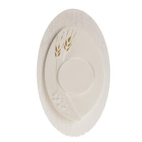 Cadeaux et souvenirs pour les occasions spéciales: Bonbonnière Première Communion épi doré et eucharistie argil Cadeaux et souvenirs pour les occasions spéciales: Bonbonnière Première Communion épi doré et eucharistie argil