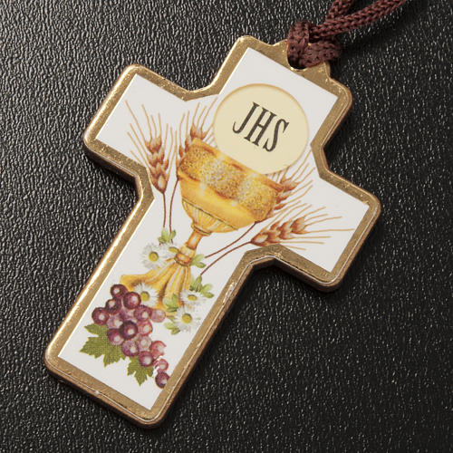 Croix pendentif image première communion 7