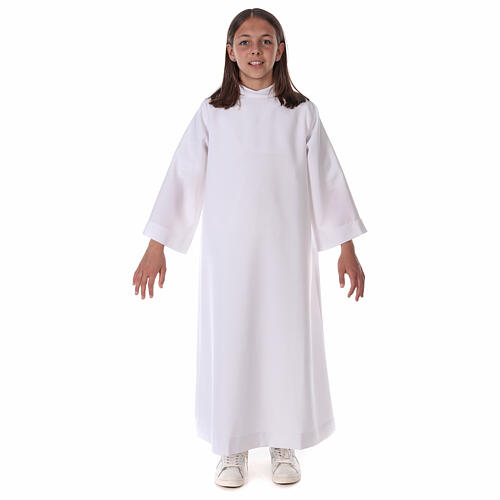 Holy Communion alb with Tau 11