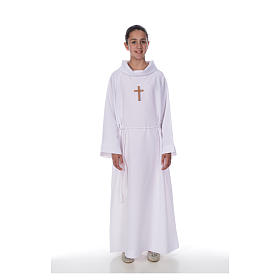 Túnicas Primeira Comunhão: Alva Primeira Comunhão modelo Economy Túnicas Primeira Comunhão: Alva Primeira Comunhão modelo Economy
