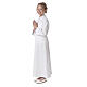 First communion alb for girl with bow s5
