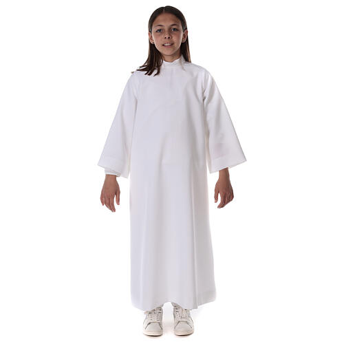 First Communion alb, with embroidered stole 13