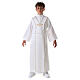 First Communion alb, with embroidered stole s3