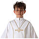 First Communion alb, with embroidered stole s5