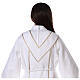 First Communion alb, with embroidered stole s6