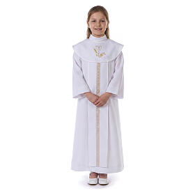 Abito prima comunione poliestere unisex calice