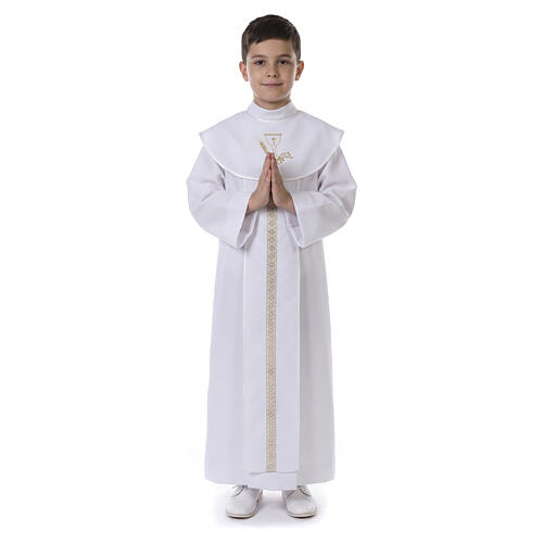 Abito prima comunione poliestere unisex calice 3