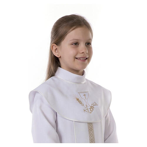 Abito prima comunione poliestere unisex calice 4