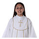First Communion alb, honeycomb embroidery s2