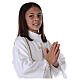 First Communion alb, honeycomb embroidery s10