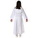 First Communion alb, honeycomb embroidery s16