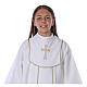 First Communion alb, honeycomb embroidery s5